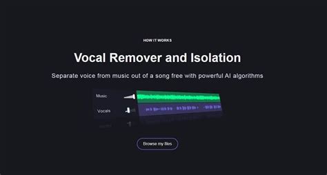 Vocal Remover Online .